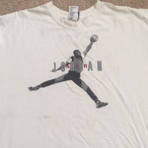 White air Jordan t-shirt